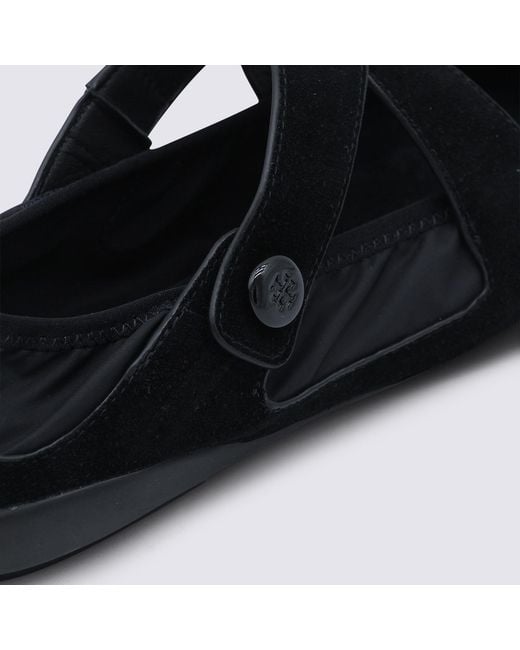 Tory Burch Black Flat Shoes _Cover Le Sole El