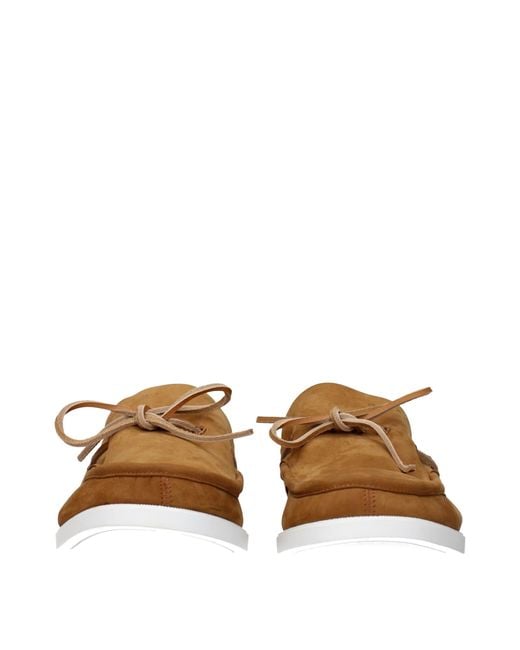 Marni Brown Leather Slip-On Loafers for men