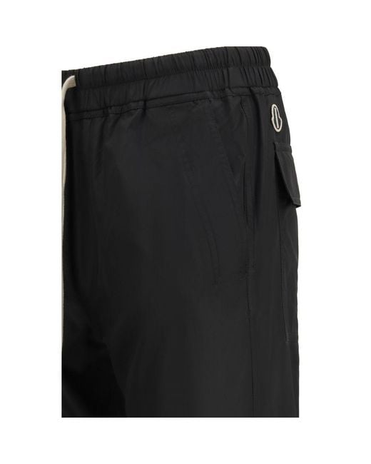 Moncler Black Polyester Casual Pants for men