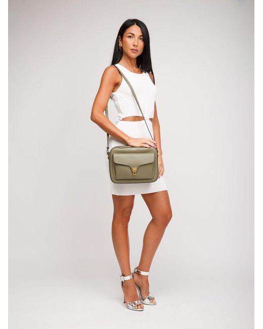 Coccinelle Green Crossbody Bag Cowhide Crossbody-Bags