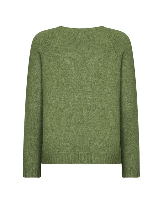 Weekend by Maxmara Green Sweater Wkdghiacci Pistachio Alpaca Blend