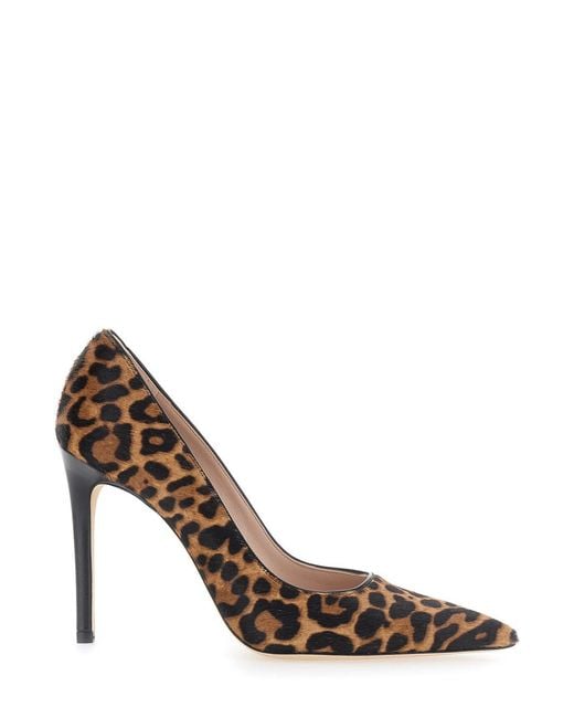 Stuart Weitzman Brown Pumps Power 100 Leather