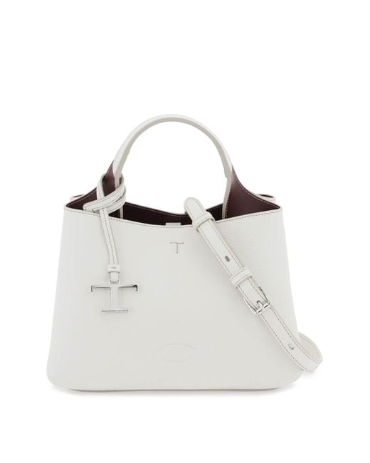 Tod's White Leather Handbag
