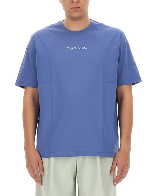 Lanvin Blue T-Shirts And Polos for men
