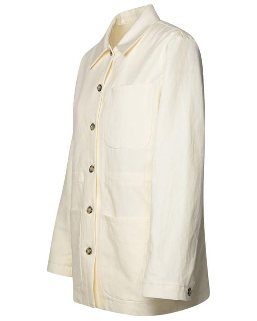 A.P.C. Natural Cotton Blend Jacket