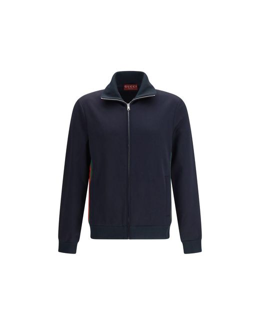 Gucci Blue Polyester Shell Jacket for men