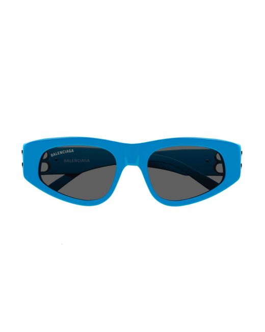 Balenciaga Blue Dynasty Rectangle Bb0095s Sunglasses
