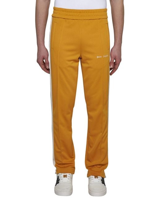 Palm Angels Orange Trousers for men