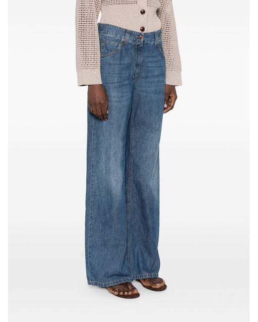 Brunello Cucinelli Blue Denim Cotton Jeans