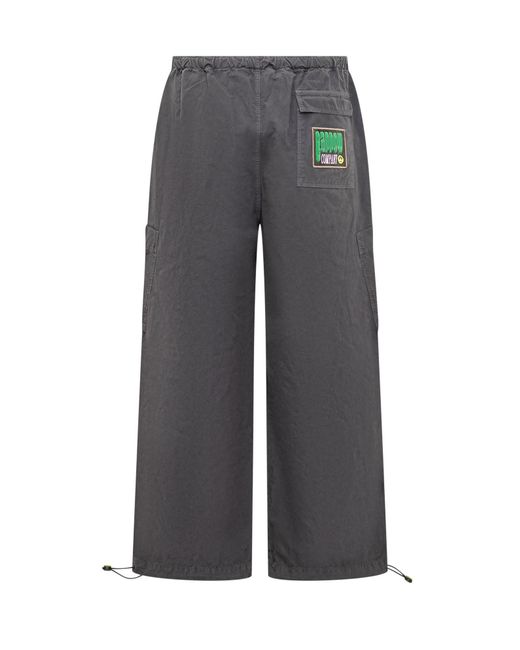 Barrow Gray Nylon Pants for men