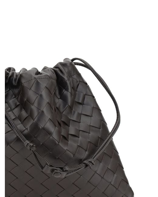 Bottega Veneta Black Leather Clutch Bag Make Up