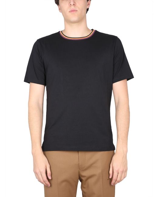 Paul Smith Black Cotton T-Shirt T-Shirt for men