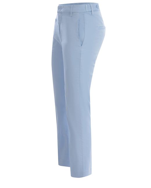 Dondup Blue Trousers Ariel Made Of Cotton