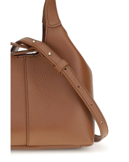 Coccinelle Brown Handbag C-Easy Calf Leather Shoulder Bags