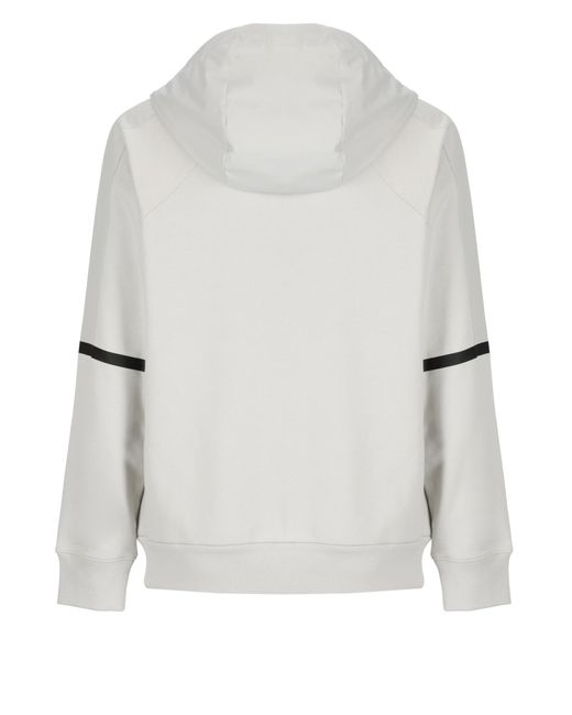 Herno White Laminar Sweatshirt for men