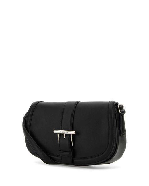 ショルダーバッグ・ポシェット Alexander Mcqueen Black Leather Satchel Crossbody Bag McQueen Leather Satchel Crossbody Bag in Black | Lyst