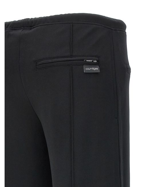 Courreges Interlock Tracksuit Pants in Black | Lyst UK