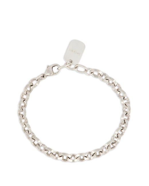 Saint Laurent Metallic Chain Bracelet for men