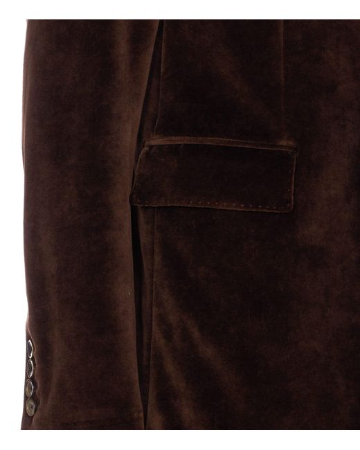 Circolo 1901 Brown Single Breasted Jacket