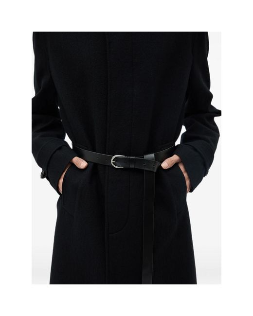 Ann Demeulemeester Black Coats for men