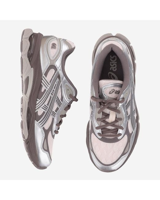 Asics Gray Sneakers Gel-Nyc 2.0 Rubber And Textile Trainers