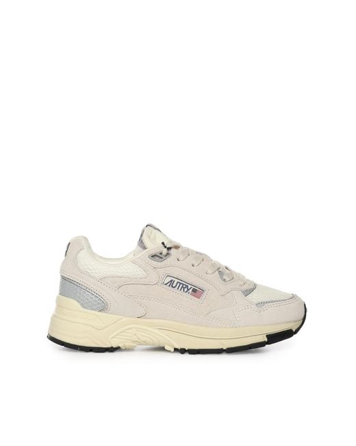 Autry White Sneakers Suede