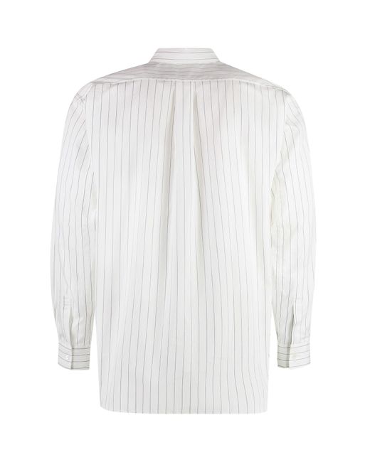 Comme des Garçons White Striped Shirt for men