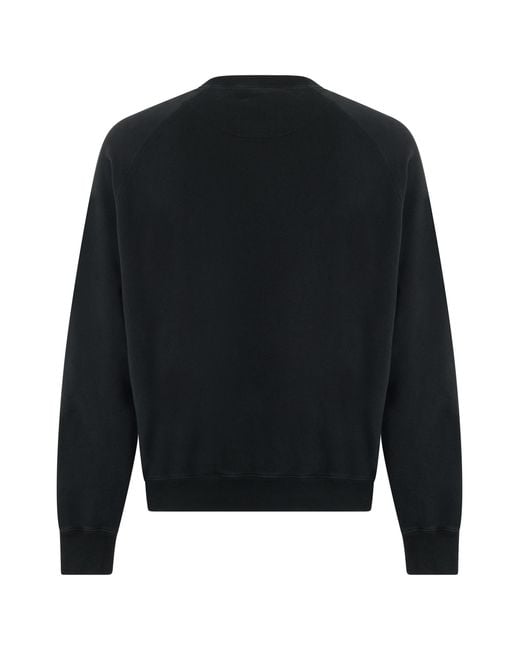 Prada Black Sweatshirt Cotton Sweatshirts for men