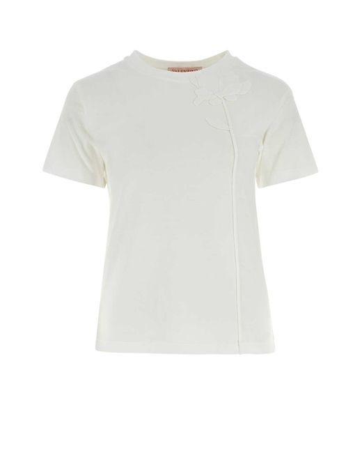 Valentino Garavani White Cotton T-shirt