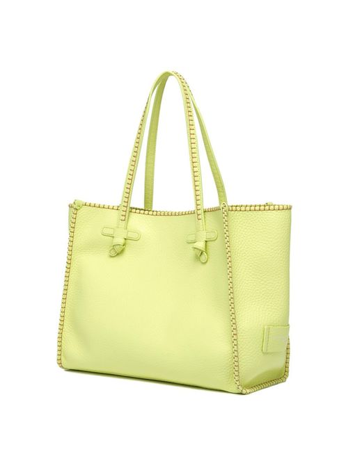 Gianni Chiarini Yellow Marcella Shopping Bag