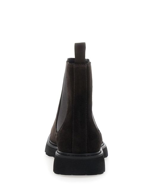 Doucal's Black Chelsea Boots for men