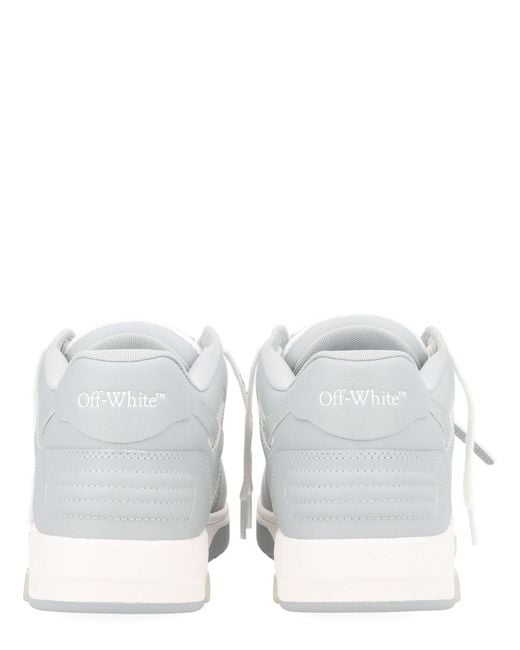 Off-White c/o Virgil Abloh White Out Of Office Sneaker Bovine Leather Trainers for men