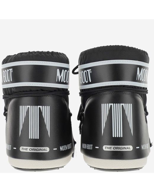Moon Boot Black Icon Low Ankle Boots