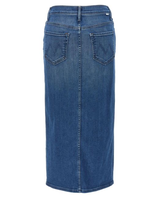 Mother Blue 'The Reverse Pencil Pusher' Skirt