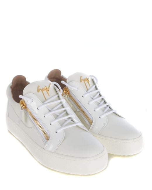 Giuseppe Zanotti White Sneakers "frenkie" for men