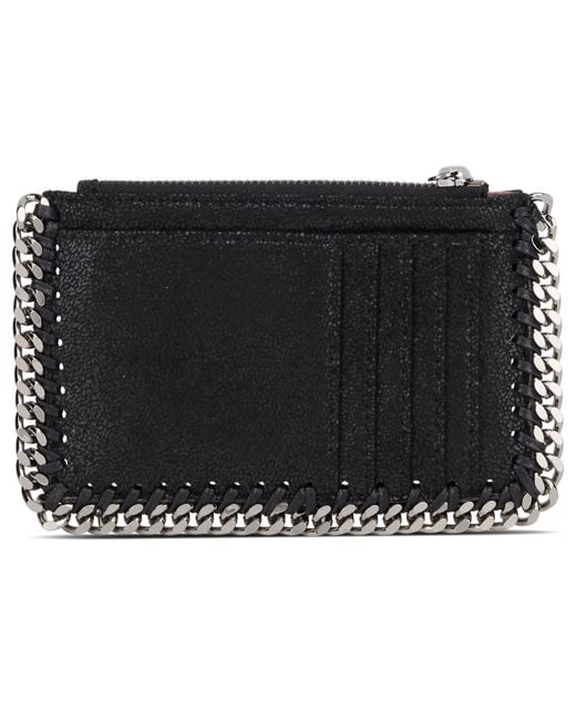 Stella McCartney Black Cardholder Falabella Polyester Wallets & Purses