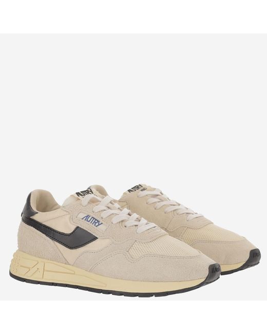 Autry Natural Sneakers Reelwind Leather Trainers for men