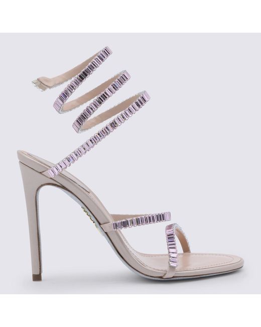 Rene Caovilla White Sandals _Le