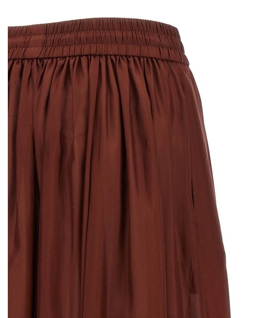 Zimmermann Brown Silk Mini Skirt