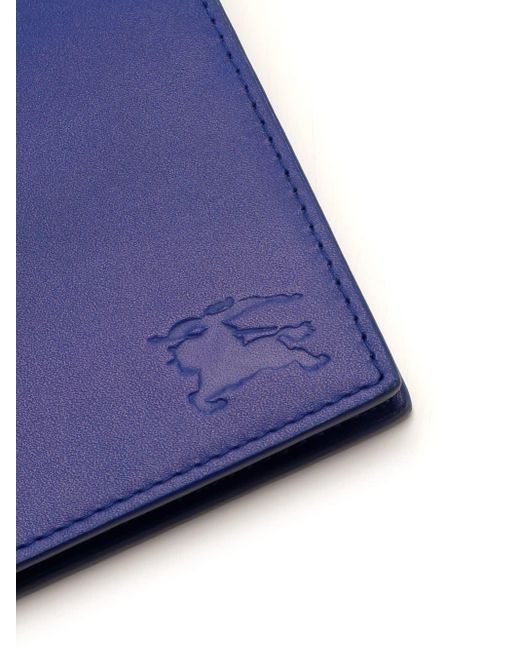 Burberry Blue Bi-Fold Wallet for men