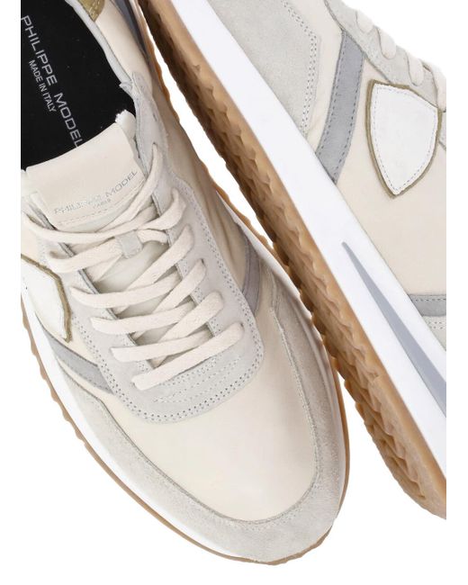 Philippe Model White Sneakers Ivory for men