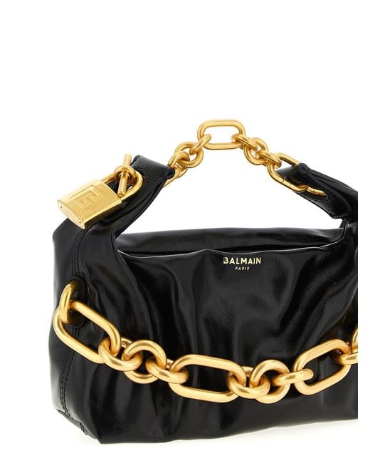 Balmain Black Sync Mini Handbag