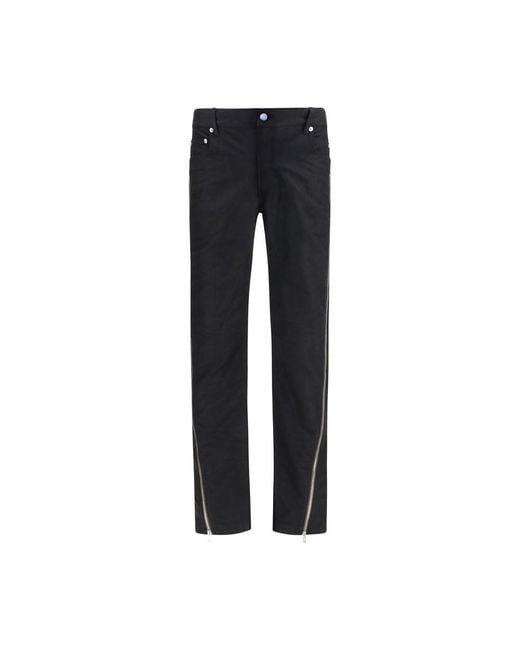 Rick Owens Blue Wool Oves Aries Straight-Leg Jeans Clothing for men