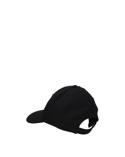 Burberry Black Cotton Cap (Baseball Hat) for men