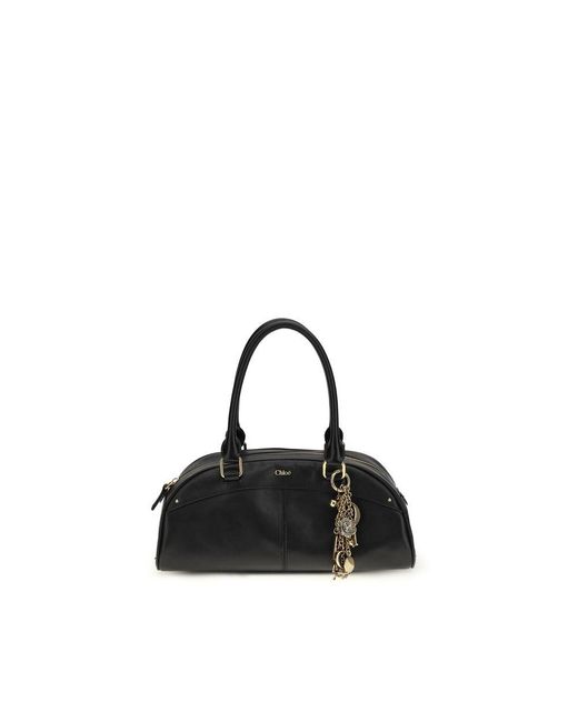 Chloé Black Calf Leather Bos Taurus Handbag