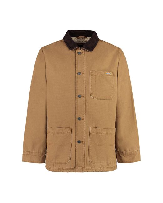 Dickies Brown Duck Canvas Chore Jacket for men