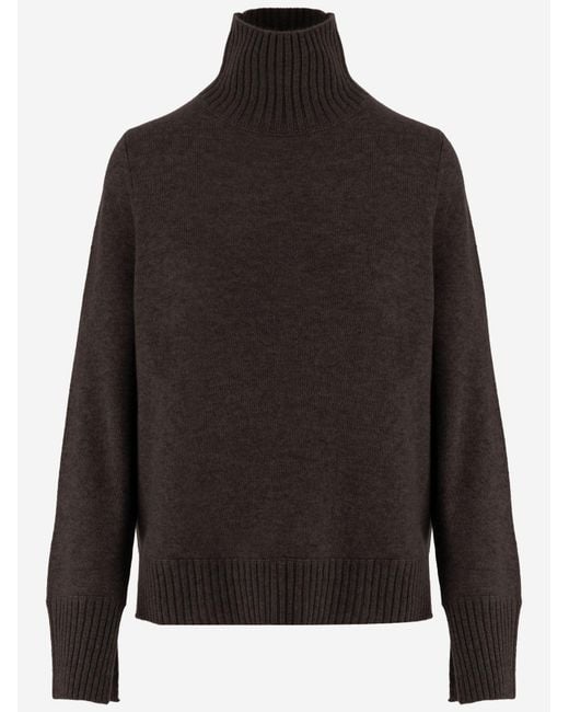 Allude Black Cashmere Sweater