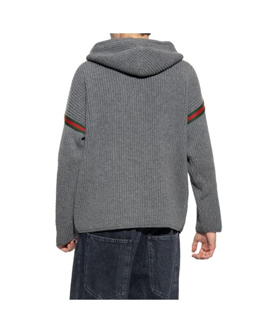 Gucci Gray Hoodies for men