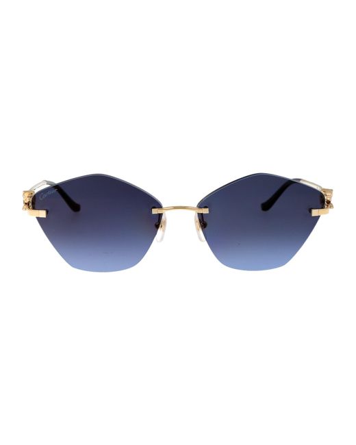 Cartier Blue Ct0429s Sunglasses
