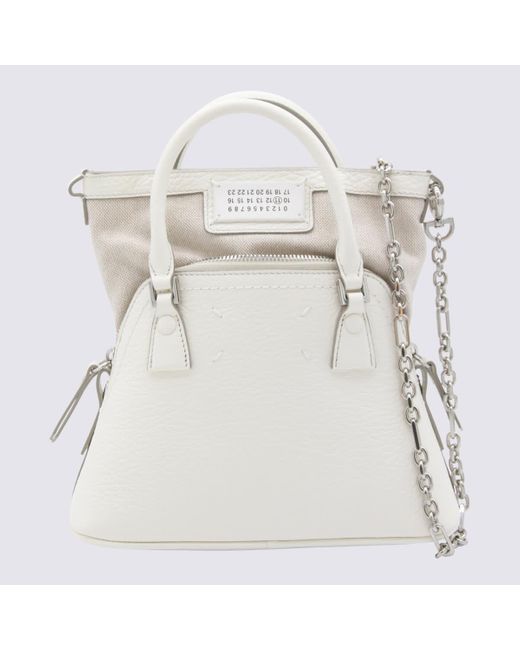 Maison Margiela White Leather Mini 5ac Shoulder Bag